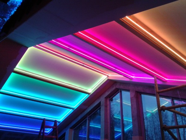 Oświetlenie Barrisol w Hotelu Astoria w Busko Zdroju przy współpracy z p. Wojciechem Lechem